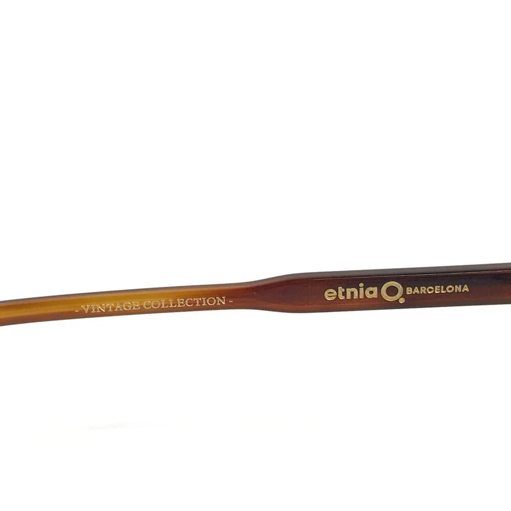 Etnia Barcelona Eyeglasses Frames ES MERCADAL HVRD Havana Red Aviator 52-17-145